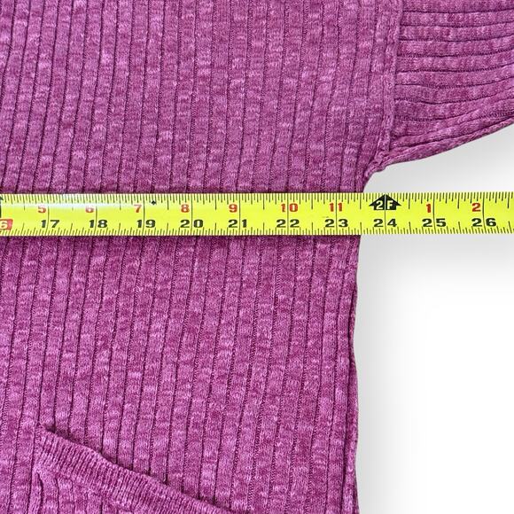 Free People Beach Oversized Cardigan Sweater Size XS V-Neck Pockets Cozy Boho - Picture 9 of 10